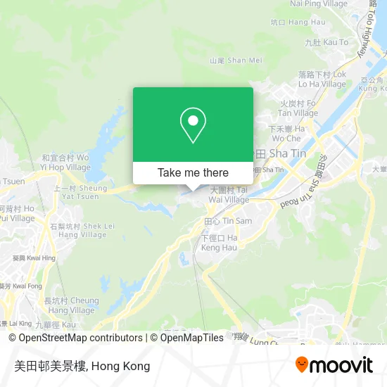 美田邨美景樓地圖