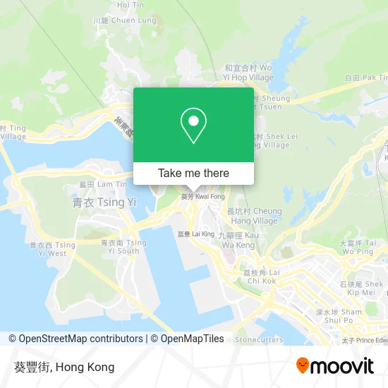 葵豐街 map