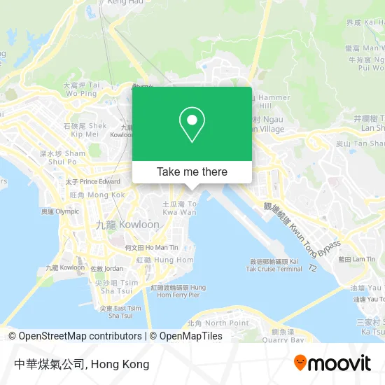 中華煤氣公司地圖