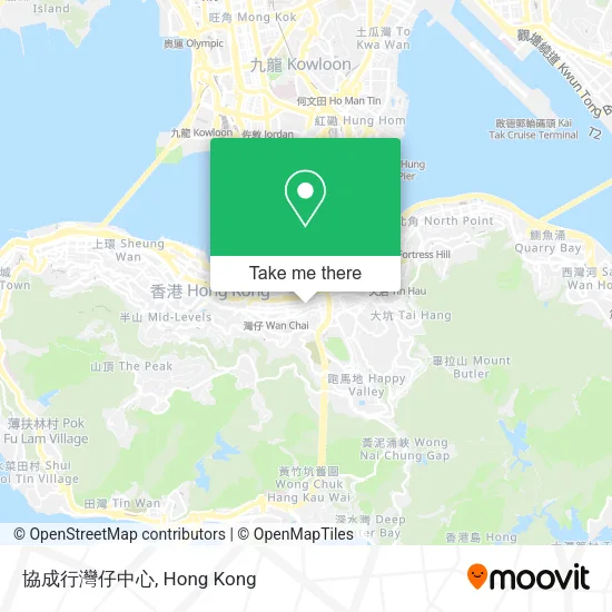協成行灣仔中心地圖