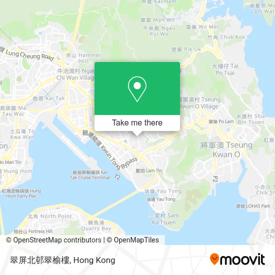 翠屏北邨翠榆樓地圖