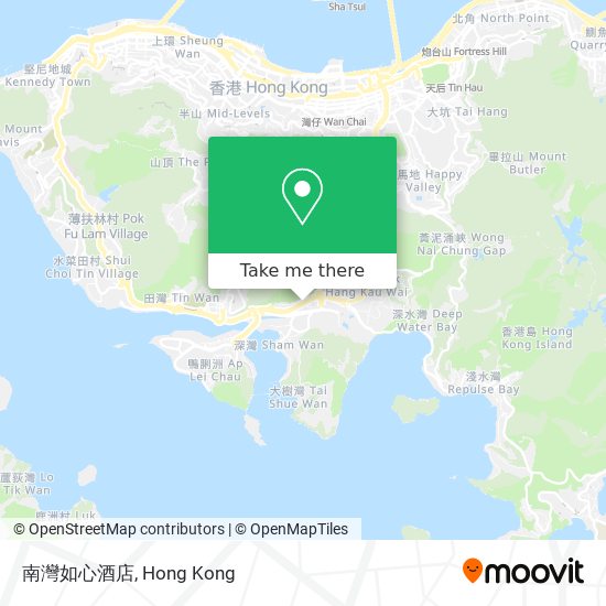 南灣如心酒店 map