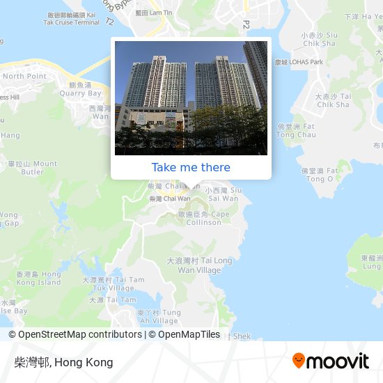 柴灣邨 map