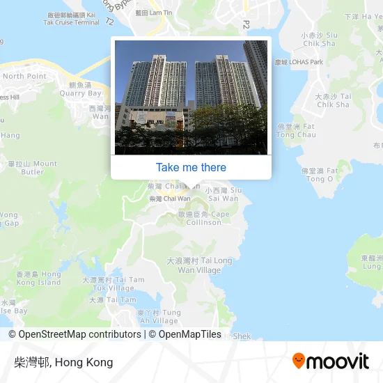 柴灣邨 map