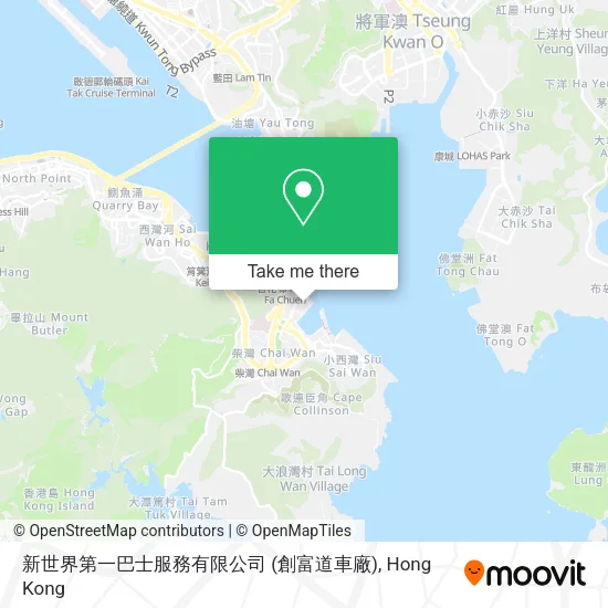 新世界第一巴士服務有限公司 (創富道車廠) map