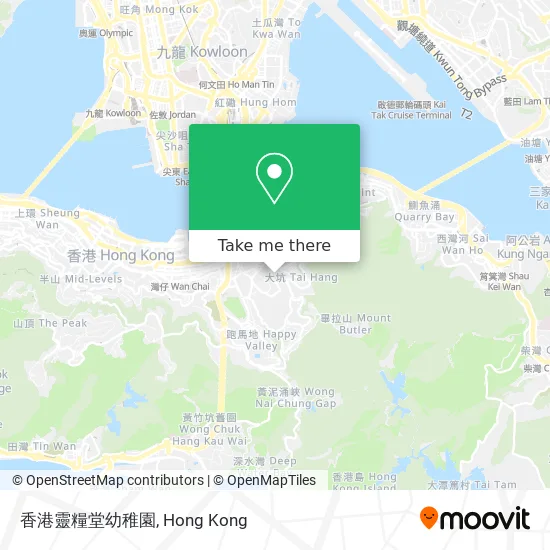 香港靈糧堂幼稚園地圖