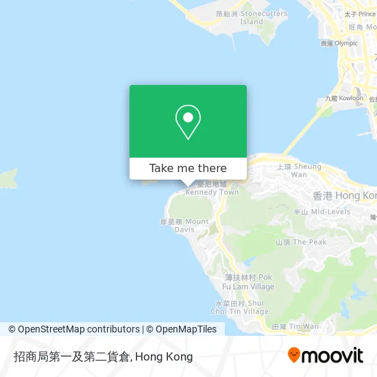 招商局第一及第二貨倉地圖