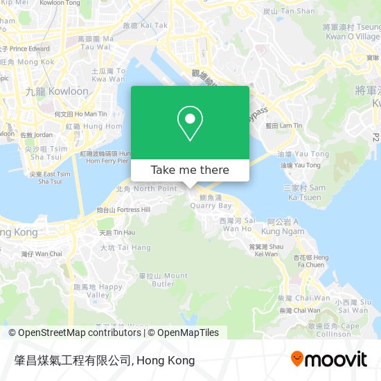 肇昌煤氣工程有限公司地圖