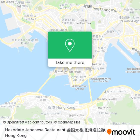 Hakodate Japanese Restaurant 函館元祖北海道拉麵 map