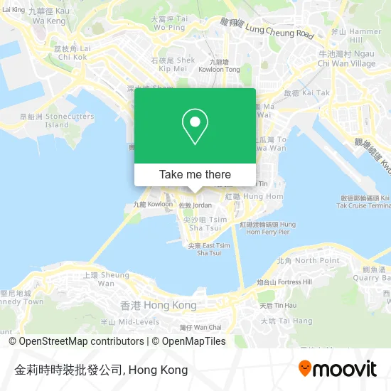 金莉時時裝批發公司 map