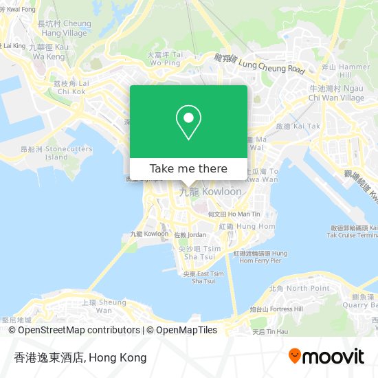 香港逸東酒店 map