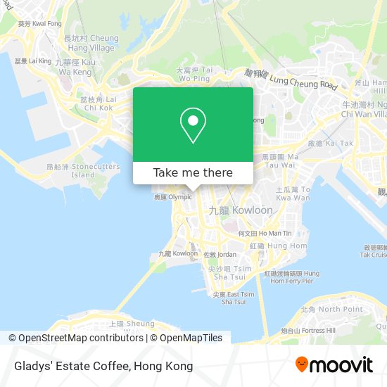 Gladys' Estate Coffee map