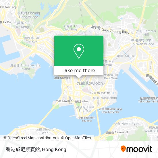 香港威尼斯賓館地圖