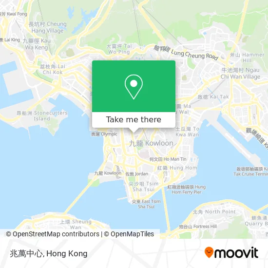 兆萬中心 map