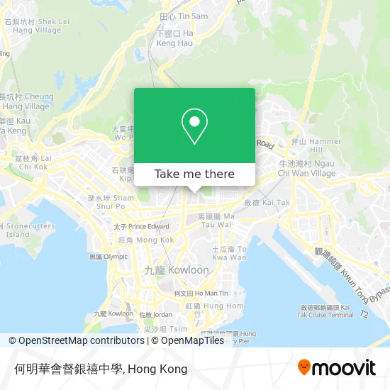 何明華會督銀禧中學地圖