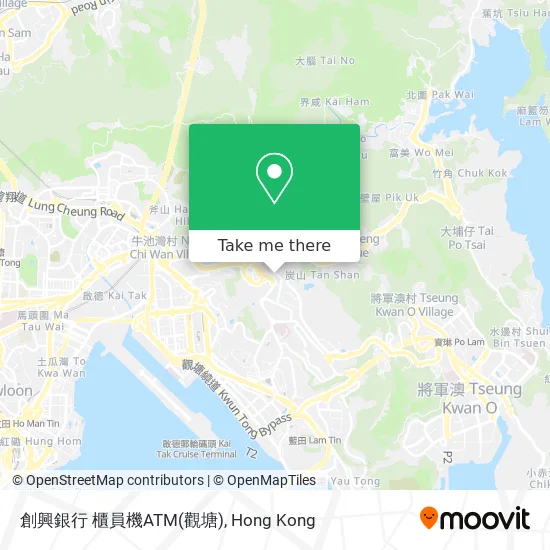 創興銀行 櫃員機ATM(觀塘)地圖