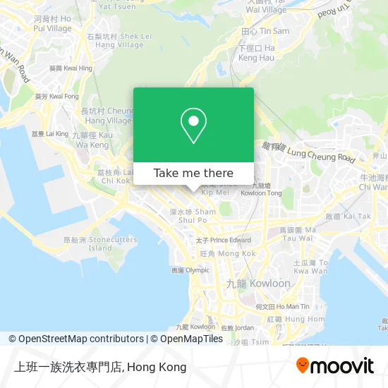 上班一族洗衣專門店地圖