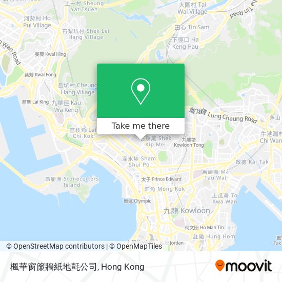 楓華窗簾牆紙地氈公司 map
