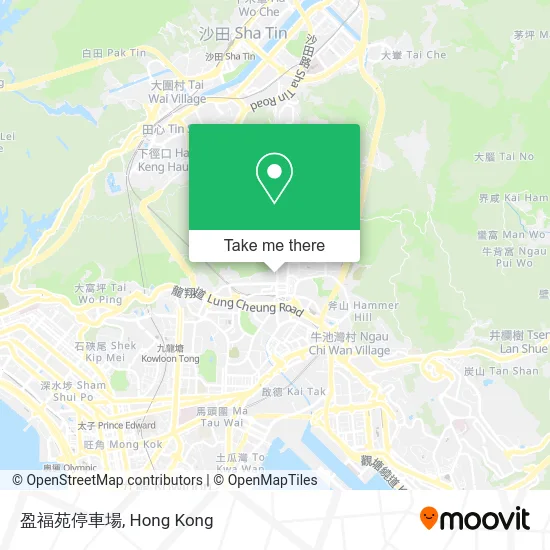 盈福苑停車場 map