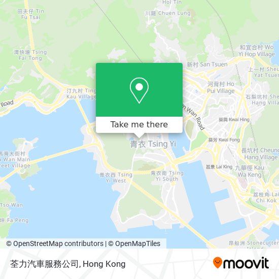 荃力汽車服務公司 map