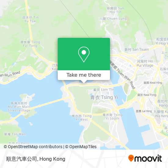 順意汽車公司地圖
