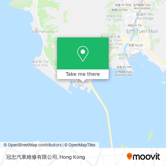 冠忠汽車維修有限公司 map
