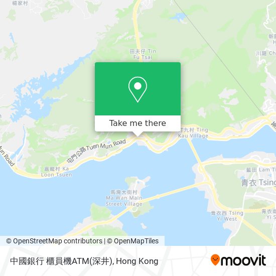 中國銀行 櫃員機ATM(深井) map