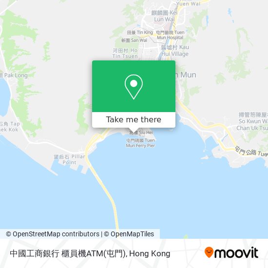 中國工商銀行 櫃員機ATM(屯門) map