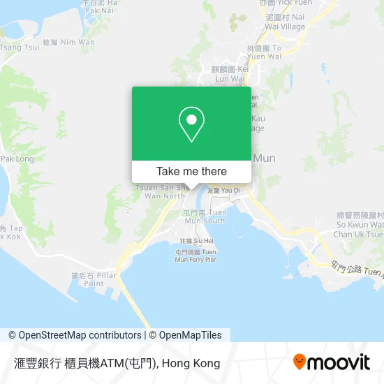 滙豐銀行 櫃員機ATM(屯門) map