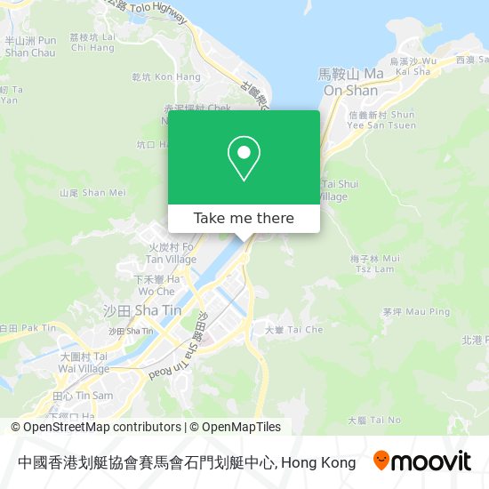 中國香港划艇協會賽馬會石門划艇中心 map