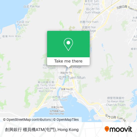 創興銀行 櫃員機ATM(屯門) map