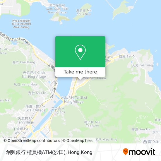 創興銀行 櫃員機ATM(沙田) map