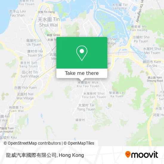 龍威汽車國際有限公司地圖