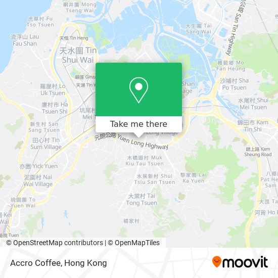 Accro Coffee map