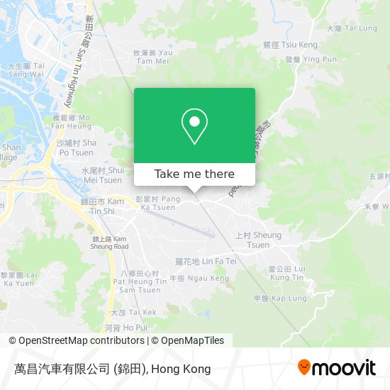 萬昌汽車有限公司 (錦田) map