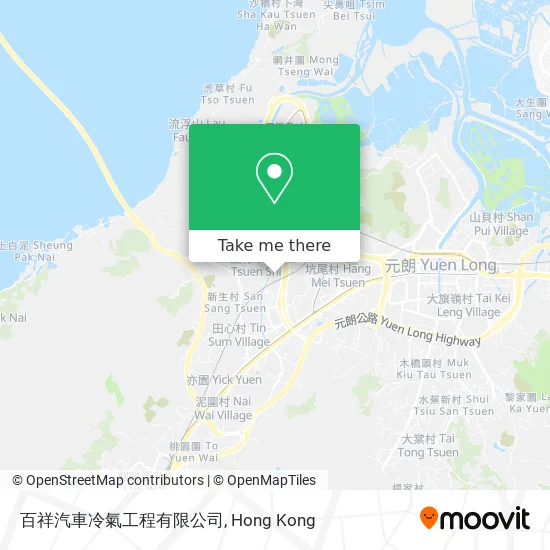 百祥汽車冷氣工程有限公司地圖