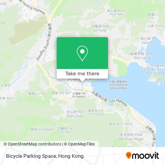 Bicycle Parking Space map