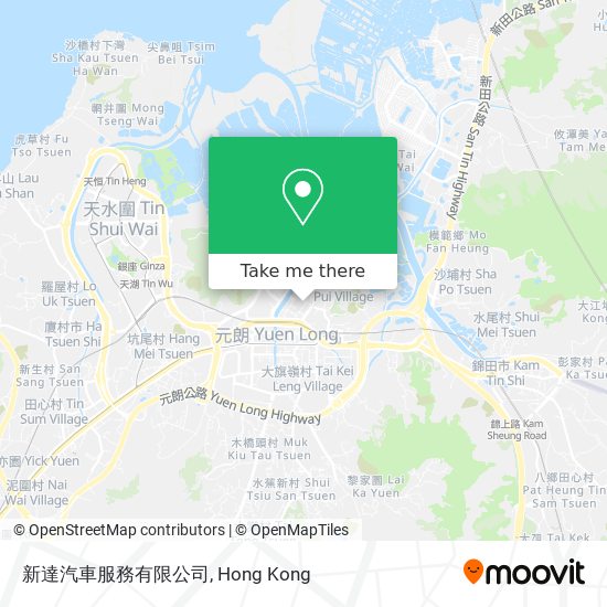 新達汽車服務有限公司 map