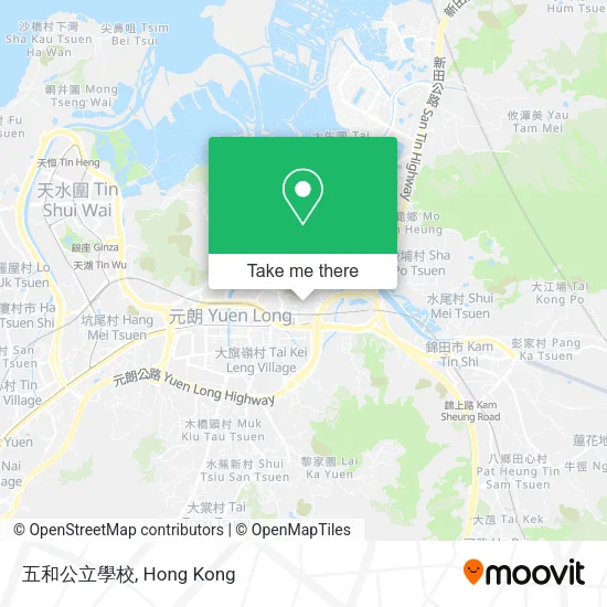 五和公立學校地圖