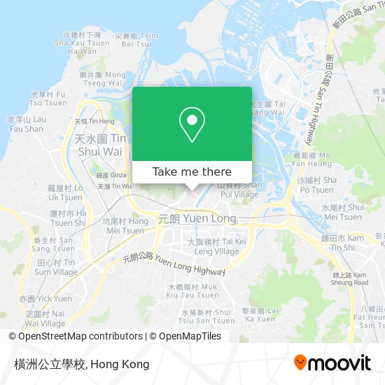 橫洲公立學校 map