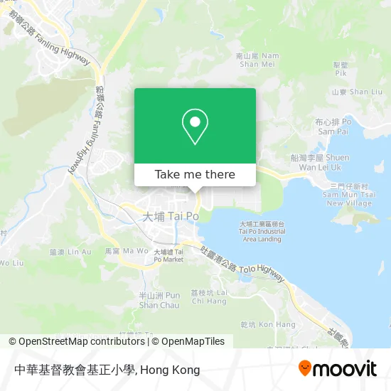中華基督教會基正小學地圖