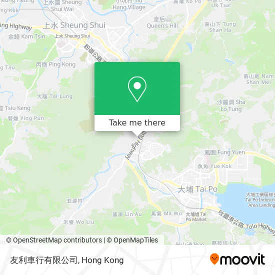 友利車行有限公司地圖