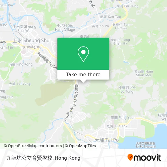 九龍坑公立育賢學校地圖