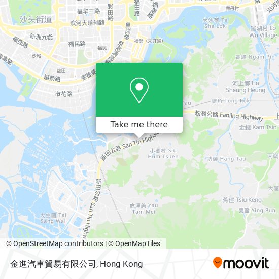 金進汽車貿易有限公司 map