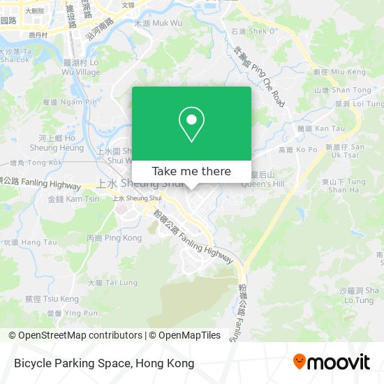 Bicycle Parking Space map