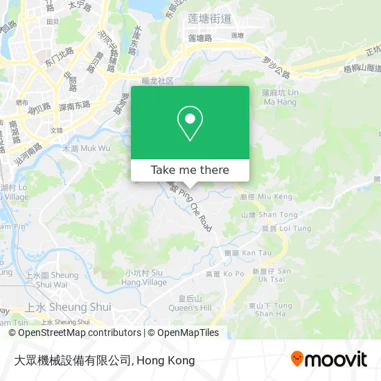大眾機械設備有限公司地圖