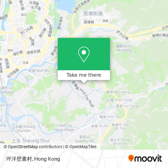 坪洋壁畫村 map