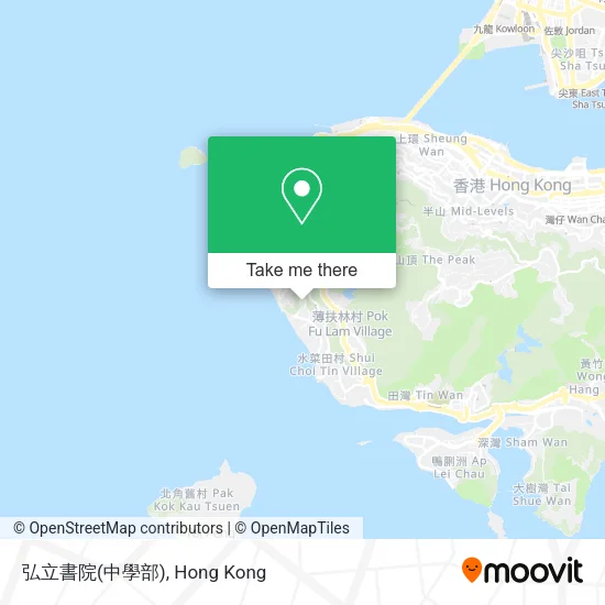 弘立書院(中學部)地圖