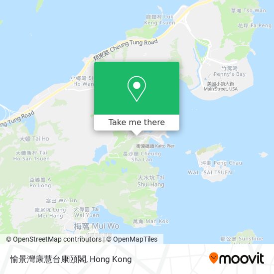 愉景灣康慧台康頤閣 map