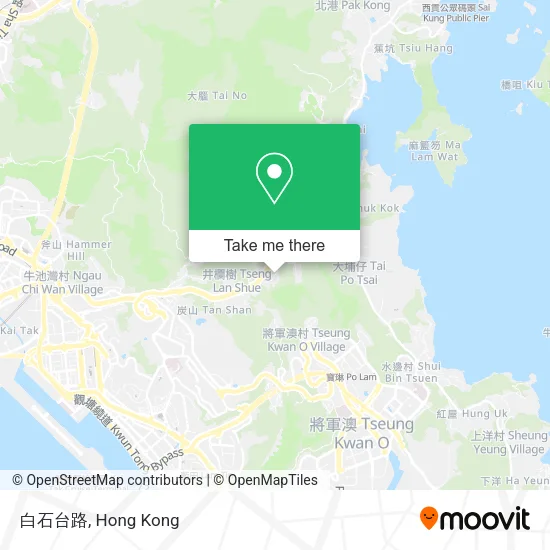 白石台路地圖